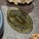 Soap dish, 9.8x15.2x1.9 cm, green color