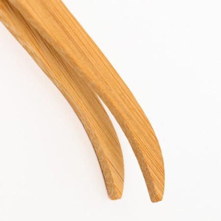 Pinzet for the NomoyPet terrarium from bamboo, curved, 16.5 cm-2