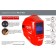 Welding Mask Resanta MS-2 Red, Chameleon, Plastic, 92x42 mm