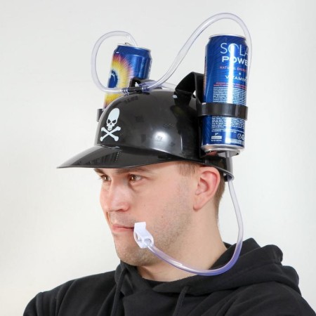 Helmet "skull", with holes for jars-1