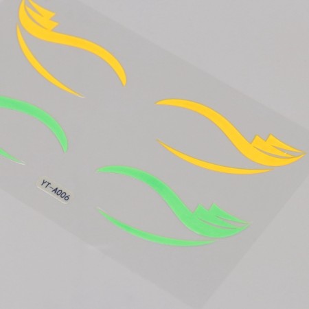 Plastic sticker on the face of "arrow. Sails" 13x13.5 cm-3
