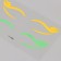 Plastic sticker on the face of "arrow. Sails" 13x13.5 cm
