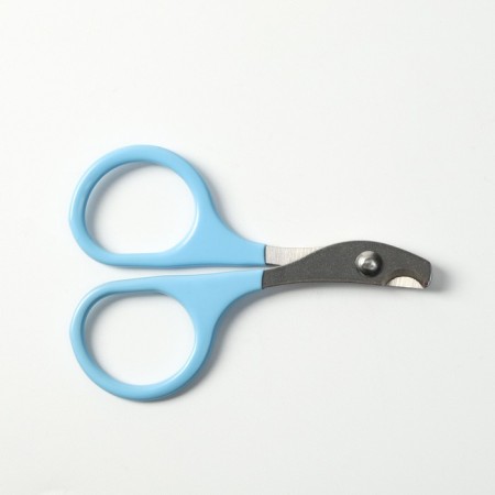 Coger scissors with rubberized handles, a hole of 6 mm, blue-4