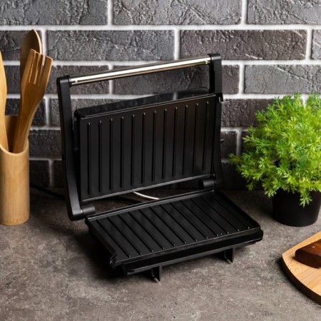 Electric Grill Luazon Leg-701, 1000 watts, anti-stick coating, 23x15 cm