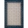 Rectangular carpet Merinos Serenity, size 240x400 cm, Cream-Blue color