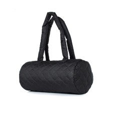 6422 Molodezhnaya bag, 37.5x17.5x17.5 cm, textiles, black