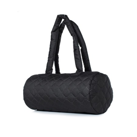 6422 Molodezhnaya bag, 37.5x17.5x17.5 cm, textiles, black
