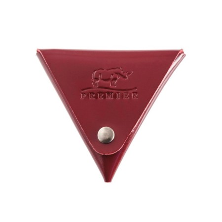 Case for coins, size 8.5x8.5 cm, n/k, red. smooth