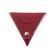 Case for coins, size 8.5x8.5 cm, n/k, red. smooth