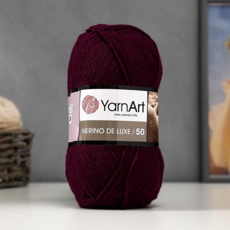 Yarn "Merino de Luxe 50" 50% wool, 50% acrylic 280m/100g (10094)
