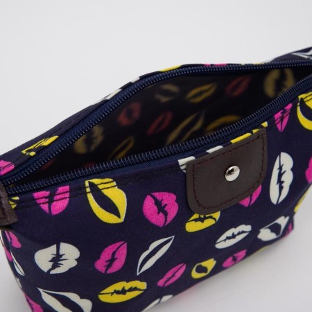 Lightning cosmetic bag, blue color-2