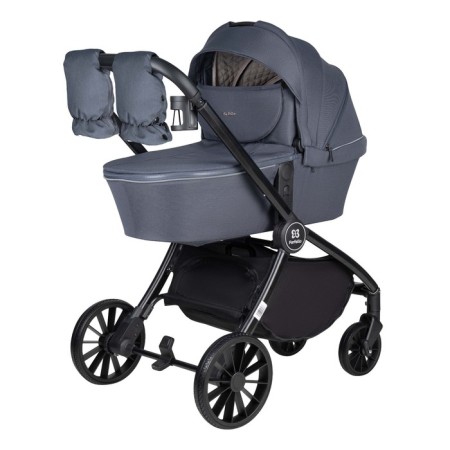 Stroller 3 in 1 Farfello Baby Shell BBS-004, Gray color-12