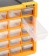 Storage system DEKO DKTB14, 40 drawers 52 x 38 x 135 mm, 500 x 160 x 250 mm