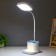 Table lamp sensory "Classen" LED 3W AKB USB white and white 14x13.5x57 cm Risalux