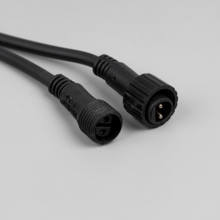 Garland "Clip-Light" 5 threads of 20 m, IP44, UMS, dark thread, 665 LED, white glow, flicker, 24 V-4
