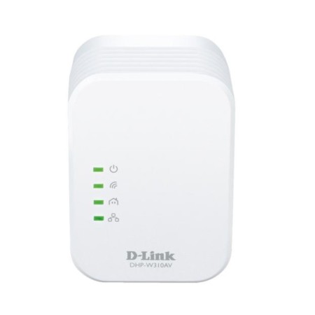 D-Link DHP-W310AV 10/100Base-TX/Wi-Fi wireless signal.