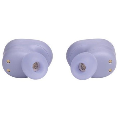 Enterrained JBL Tune Buds headset Purple Bluetooth wireless in the auricle-6