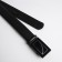 Male belt, width 3.5 cm, buckle machine, black color