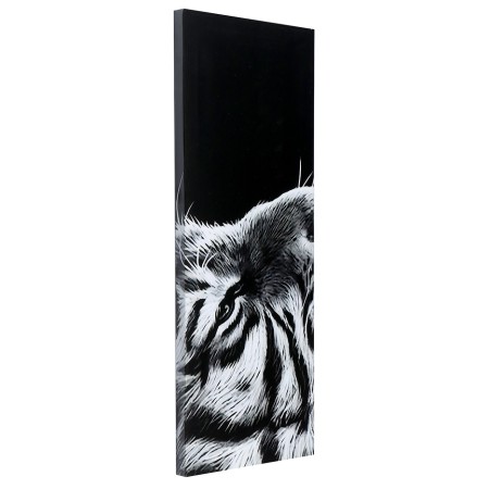 Carty clock is wall-mounted, modular "white tiger", silent, 80 x 140 cm-7