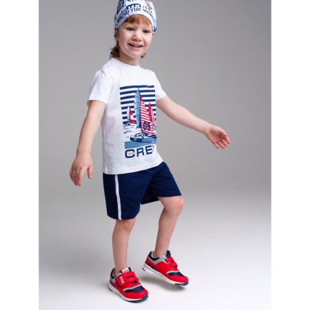 Set for the boy PlayTode: T -shirt and shorts, height 122 cm-2