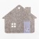 Decorative napkin "Sweet Home" 35 x 30 cm, 100% p/e, felt