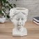 Vase Ceramics "Blooming Thoughts" 13.5x20 cm, white