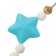 Holder for the nipple - dummies of the "star", silicone, with a teething