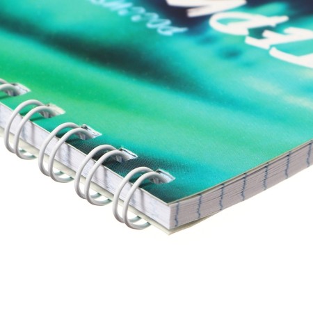 Notepad A6, 40 sheets, in a cage on the crest "Our Travels", Cover Cover Cardboard, Block 60g/M2, Mix-5