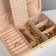 Organizer for jewelry "Portable box", 8 stripes, 3 places, 14 × 21 × 4.5 cm, white color