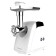 Electric meat grinder Pioneer MG109, 1800W, reverse, 1 speed, white color