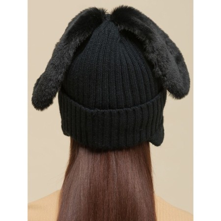 Children's hat, size 48-50, black color-1