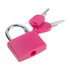 Castle of a hinged suitcase, medium, 30x42 mm, pink