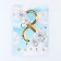 Diary in the thin cover “From March 8, white roses, A5, 80 liters