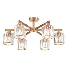 Ceiling lamp 6x60W E27, size 70x70x29.5 cm