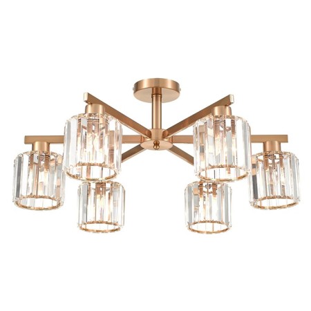 Ceiling lamp 6x60W E27, size 70x70x29.5 cm