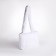 Bag Cross-Bodi with a zipper, white color