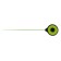 Winter fishing rod "Sports" Us-4, whip polycarbonate, yellow color