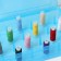 Organizer for storing threads, 24 cells, 28 × 19.5 × 6 cm, color mix