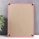Photo frame plastic L-4 15x21 cm pink (plastic screen)