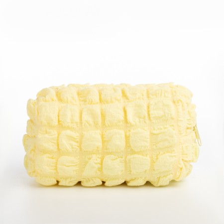 Lightning cosmetic bag, yellow color-1