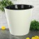 Kashpo for flowers with an insert "Fiji", 5 l, white color