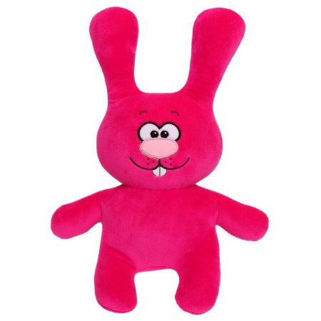 Soft toy "Rabbit Lucky", Fuchsia color, 20 cm