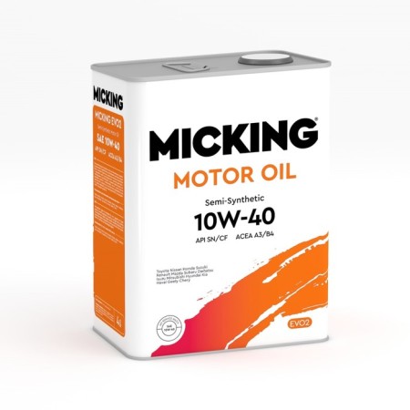 Motor oil Micking Motor Oil EVO2, 10W-40 SN/CF A3/B4, Mineral, 4 liters