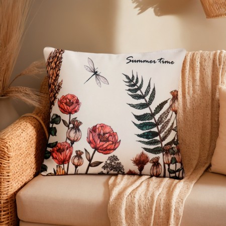 Case on the pillow Ethel "Summer Time", 40*40 cm, 100 p/e, velor