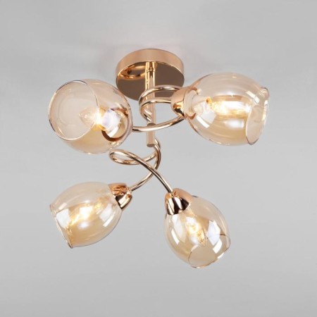Roselyn chandelier, 4x40W E14, color gold-2