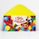 Money envelope "Happy Birthday", balls and animals, 16.5 x 8 cm