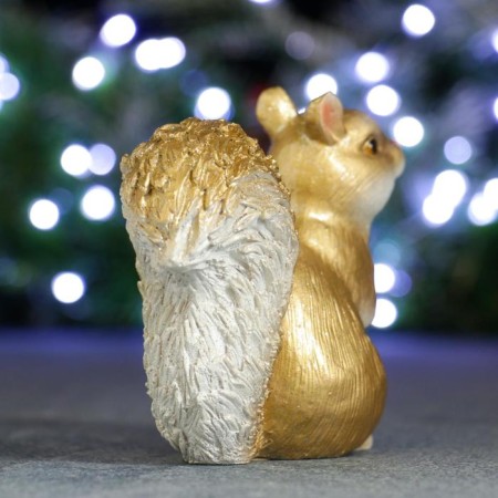 New Year's figure "Squirrel" 6x13x11cm-2