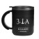 Thermal circle, 450 ml, campaign "For great victories", retains heat 2 hours, black