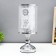 Board lamp "Noir" 1x40W E27 220V chrome 13x13x33.5 cm Risalux