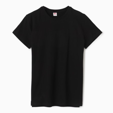 T -shirt female, black color, size 48-5